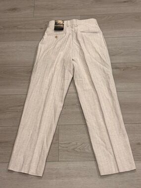 VNTG 90s Stanley Blacker Pleated Pinstripe Trousers - NWT Modern size 2-4